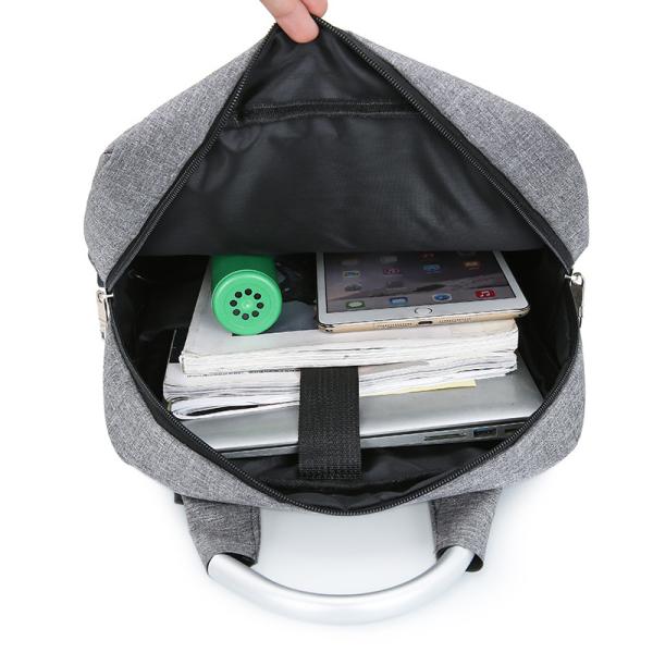 Custom logo fashion waterproof business bag laptop backpack with usb charging school bag