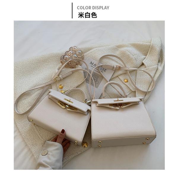 NEW FASHION WINTER TEXTURE WOMEN'S BAG SIMPLE SHOULDER BAG FASHION CROSS-BODY KELLY BAG