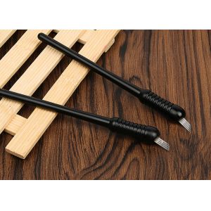 Quality Black Big Head Sketch Disposable Microblading Pen #16 Pins Blade for sale