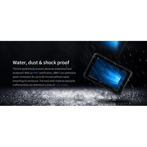 Industrial 8Inch Win 10 Tablet With NFC Connectivity And Intel 4G GSM