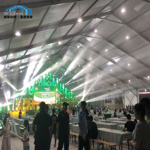 Giant Outdoor Marquee Tent Beer Festival Decorations With Colorful Lining