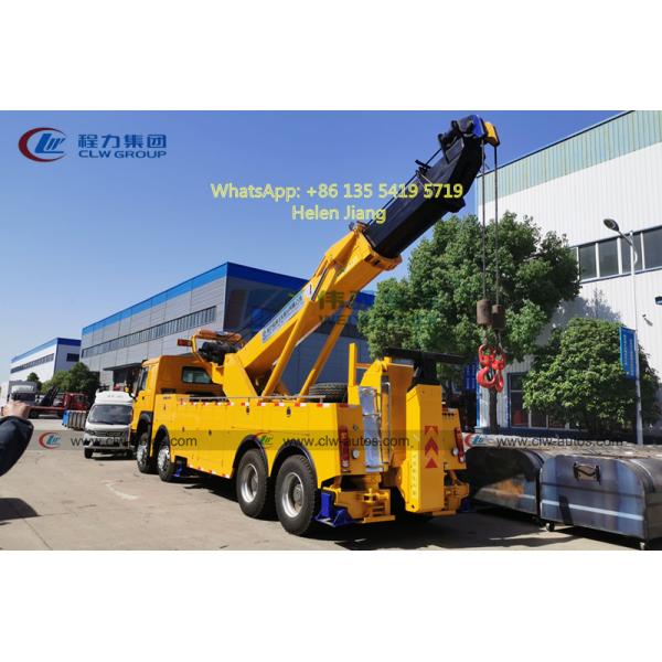 HOWO 8x4 371HP 420HP 360 Degree Rotation Road Wrecker Truck