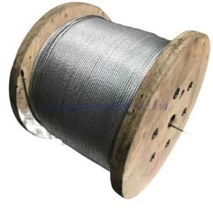 0.8-3mm Diameter ASTM A475 Class A Galvanized Steel Cable 1x7 EHS 3/16'' 7/1
