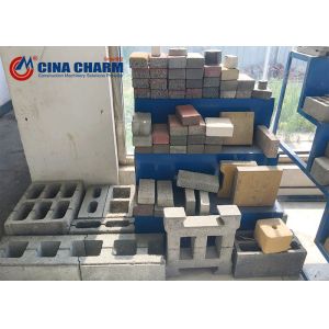 QT8-15 QT10-15 Hollow Block Maker Machine , 41kw Brick Forming Machine