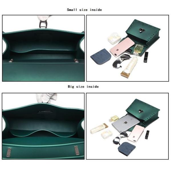 Trim Frosted Rivet Jelly Pu Leather Handbags for Women Shoulder bags