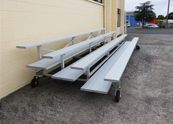 Buy Removable Metal Bleacher Seats With Anodized Aluminum Seat Planks at wholesale prices