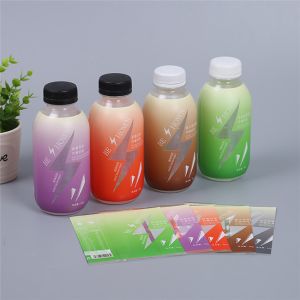CMYK Printed Bottle Labels PET PVC Bottle Shrink Wrap Sleeves