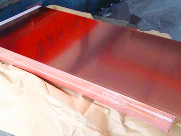 0.1mm 1mm Decorative Copper Sheets , Pure Copper Plate For Engraving JIS H3100 C1020