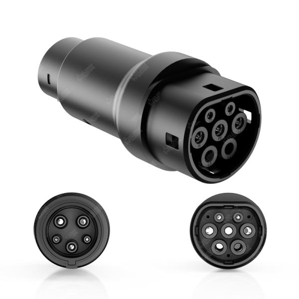 Oem EV Charger Connector 32A Adapter Ev Charger Car Ac Connector Gbt to J1772