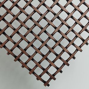 Quality Architectural Mesh Panels Interior Metal Woven Mesh Partition for sale