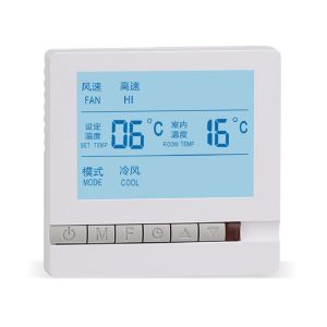 AC 220V Central AC Thermostat Central Air Conditioner Control Panel For Hotel