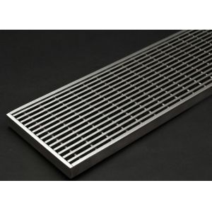 Easy Installation Stainless Steel Drain Grate With Flat Surface / Curved Grid