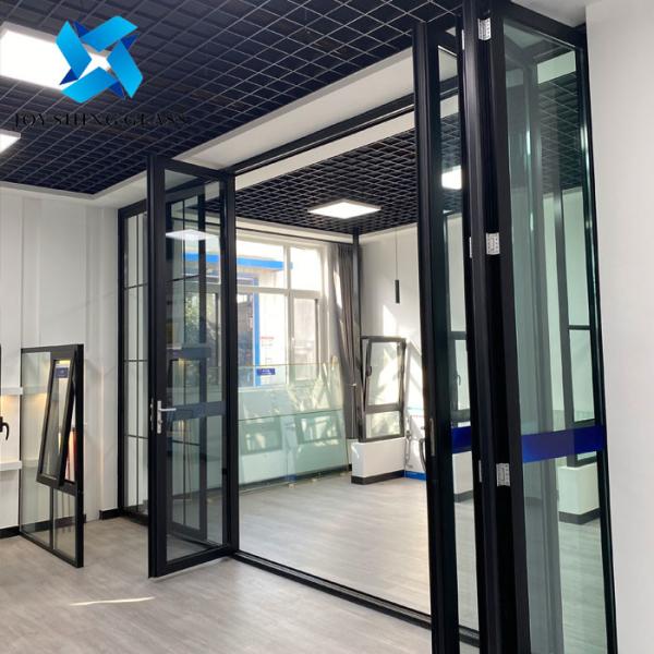 Buy Thermal Break Aluminium Folding Sliding Doors For House at wholesale prices