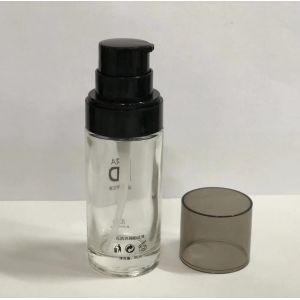 Reusable Makeup Cosmetic Packaging Glass Foundation Bottle Luxury Cosmetic