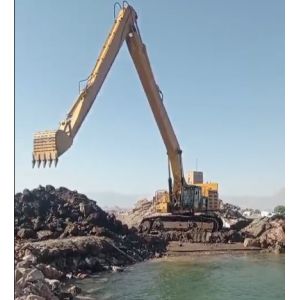 Swamp Excavator Long Stick 40ft With Flotation