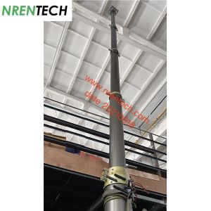 15m mobile telescoping mast 350kg payloads for mobile telecom cell tower
