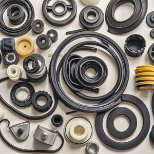 HNBR EPDM Custom Abrasion Compression Resistant Rubber Moulding Parts