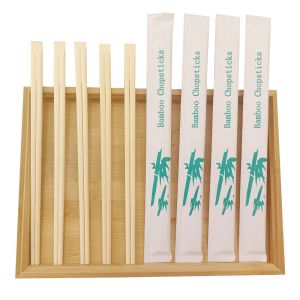 Environment-friendly Disposable Sushi Chopstick 100% Moso Bamboo Customized