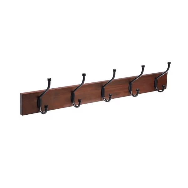 Buy Rectangular Wooden Wall-Mounted Farmhouse Coat Rack at wholesale prices