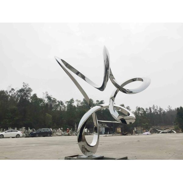 Buy Abstract Metal Large Outdoor Sculpture Modern Garden Ornaments Statues at wholesale prices