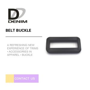 Fashion Black Plastic Belt Buckle Multi - Shaped With Customized Logo