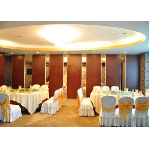 Meeting Room MDF Folding Partiion Walls , Hotel Operable Partition Walls
