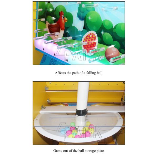 Luxurious Blister Amusement Game Machines / Master 'S Eggs Steel Wheels Control Lottery Ticket Machine