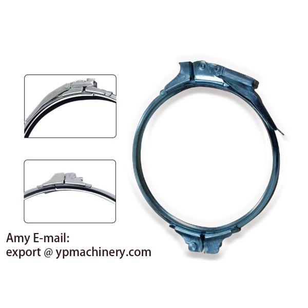200mm Gal Pipe Clamps