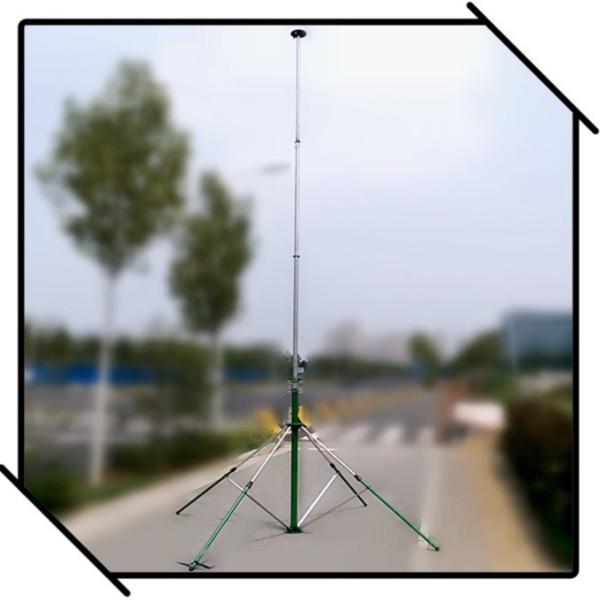 Buy Tripod 18M Hand Push Up 2MM Aluminium Telescopic Mast at wholesale prices