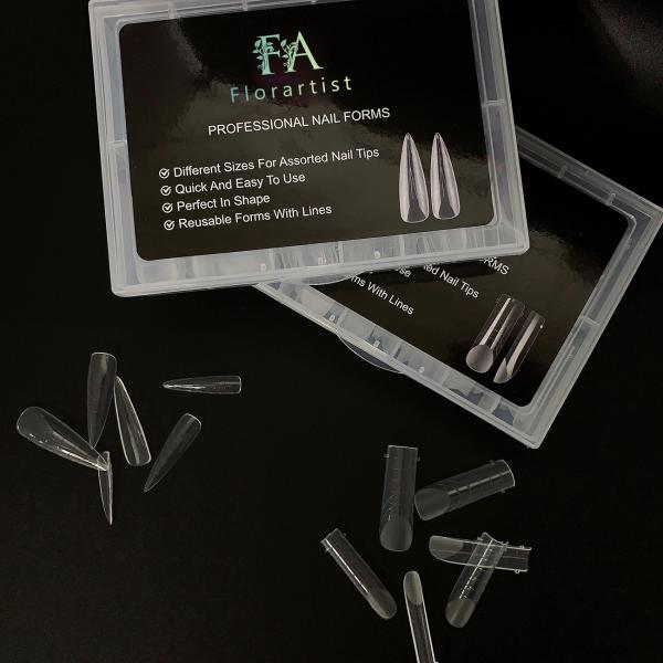 Extension Nails Ultra Short Almond Nail Clear Full Cover Press Gel French Style Soft Gel Tips With Logo Custom