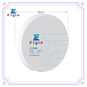 High Strength Cad Cam Machining White Zirconia Ceramic Blocks HT