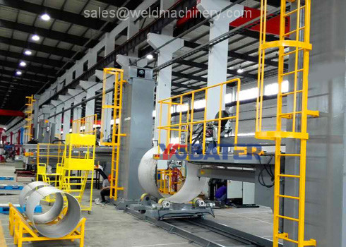 Automatic TIG or PAW Longitudinal Seam Welder for Stainless Steel Cylinders YB