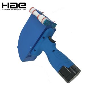 Blue Touch Screen Handheld Inkjet Printer For Carton Mark Batch Coding Lot