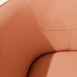 Popular Design Modern Leather Chairs and Metal Dining Chair