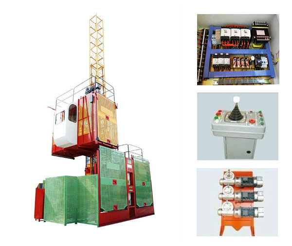 Buy Small Noise Construction Hoist Elevator Installed And Dismounted Conveniently at wholesale prices