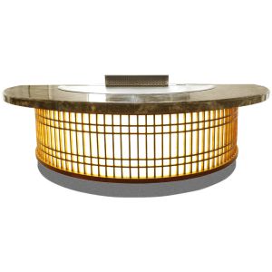 Quality Standard Japanese Semi-circle Teppanyaki Grill Table for sale