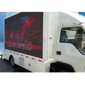 DIP346 Truck Mounted LED Screen , mobile billboard trucks Light weight
