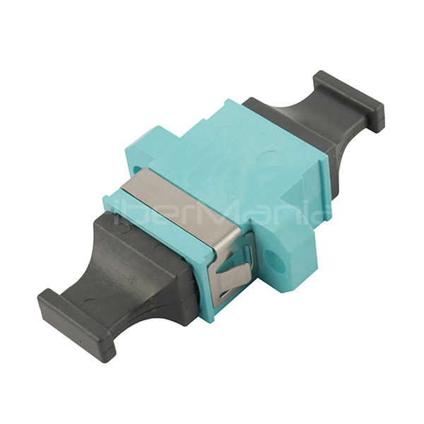 China MTP/MPO Multimode Simplex Adapter With SC Footprint Aqua on sale China MTP/MPO Multimode Simplex Adapter With SC Footprint Aqua on sale