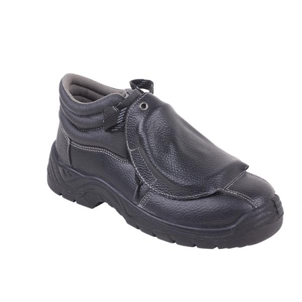 PU Outsole Black UF-151 Buffalo Leather Steel Toe Campela Lining Workman's Safety Shoes