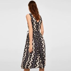 Factory price woven ladies summer office dresseeee