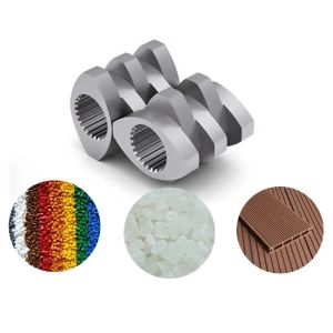 D2 Steel Extruder Screw Elements With Corrosion Resistance For Masterbatch