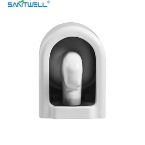 Sanitwell SWJ0425 Bathroom wc white toilet bowl rimless flush