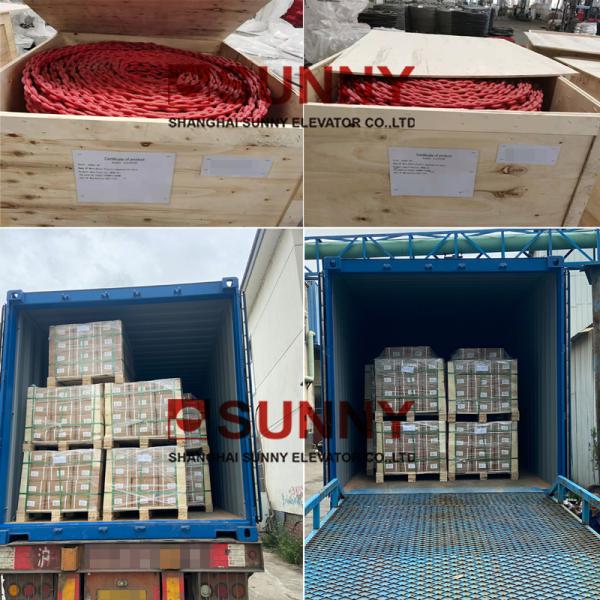 Full Plastic Elevator Balance Chain Elevator Spare Parts For Compensation Chain