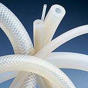 High Pressure Resistant Flexible Silicone Tubing , Durable Blue Braided Hose