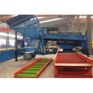 85m3/H,85Kw Power, 8m Length ,Steel,Rotary Movable,Gold Washing Trommel Screen