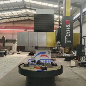 Automatic CK5117 Cnc Vertical Turret Lathe Machine Metal Turning Lathe