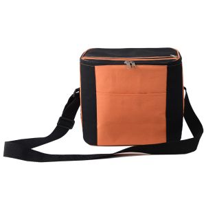 Beverage Foam Insulated Thermal Bags Grocery Campin Zipper Closure Adjustable