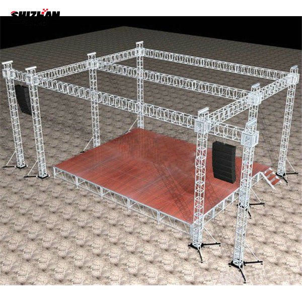 Exhibition Booth Aluminium Lighting Truss Display With Good Load Capacity