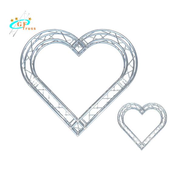 Buy Custom 1.5m Arch Love Background Round Wedding Truss at wholesale prices