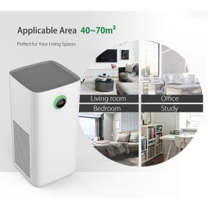 Household HEPA Home Air Purifier 5 Fans Speeds Minimal Footprint